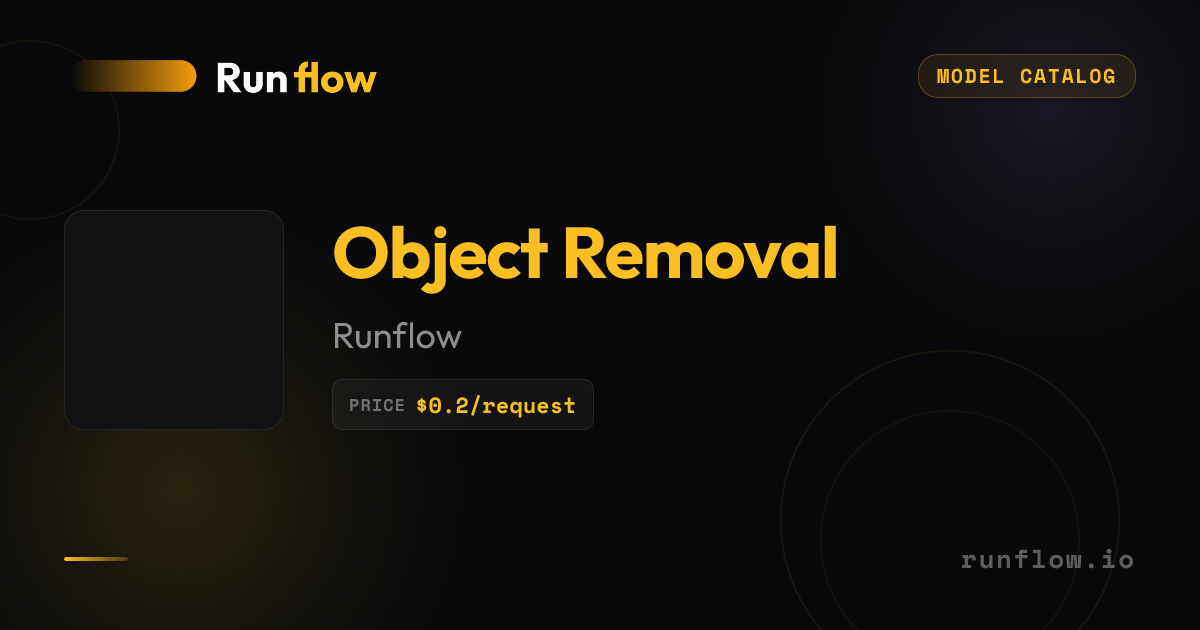 Object Removal API: mask-driven photo cleanup | Runflow